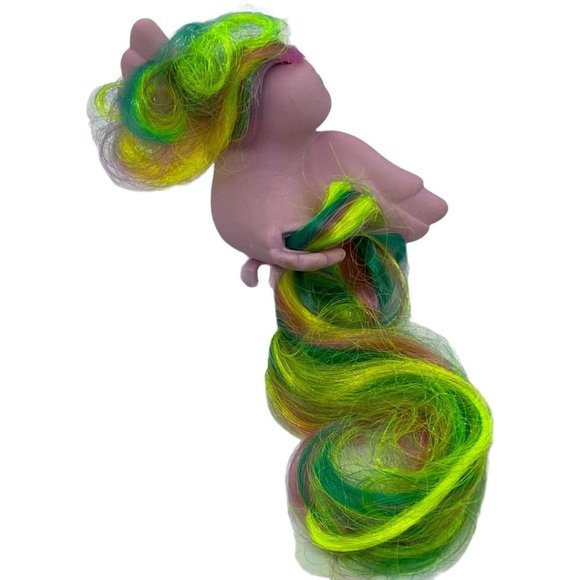 Snuggle Tails Fairy Tails bird w/ Fuzzy Belly Purple Bird - Picture 9 of 10